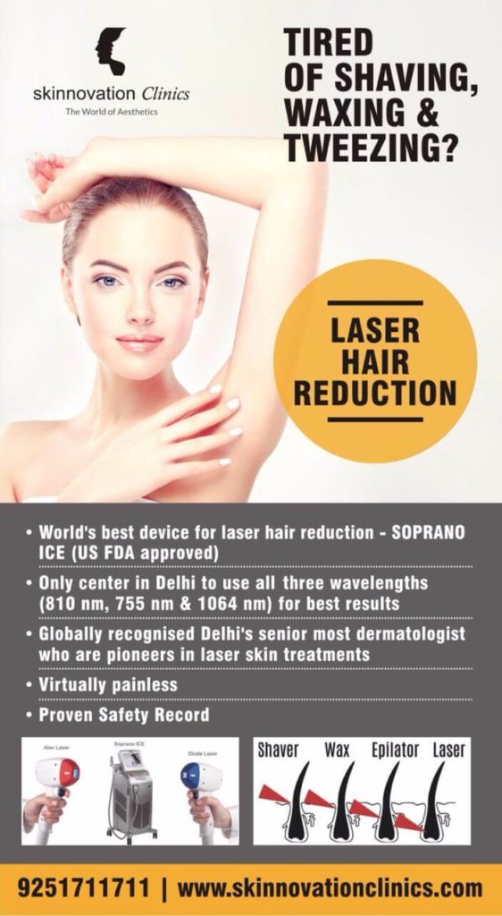 Soprano Laser Hair Removal in Delhi, Best Laser Hair Removal in Delhi